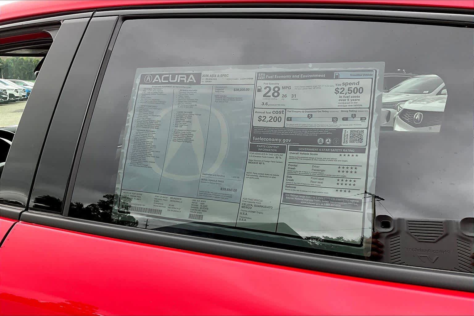 New 2026 Acura ADX A-Spec FWD image 22