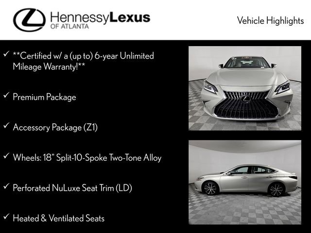 Used 2025 Lexus ES 300h w/ Premium Package FWD image 12