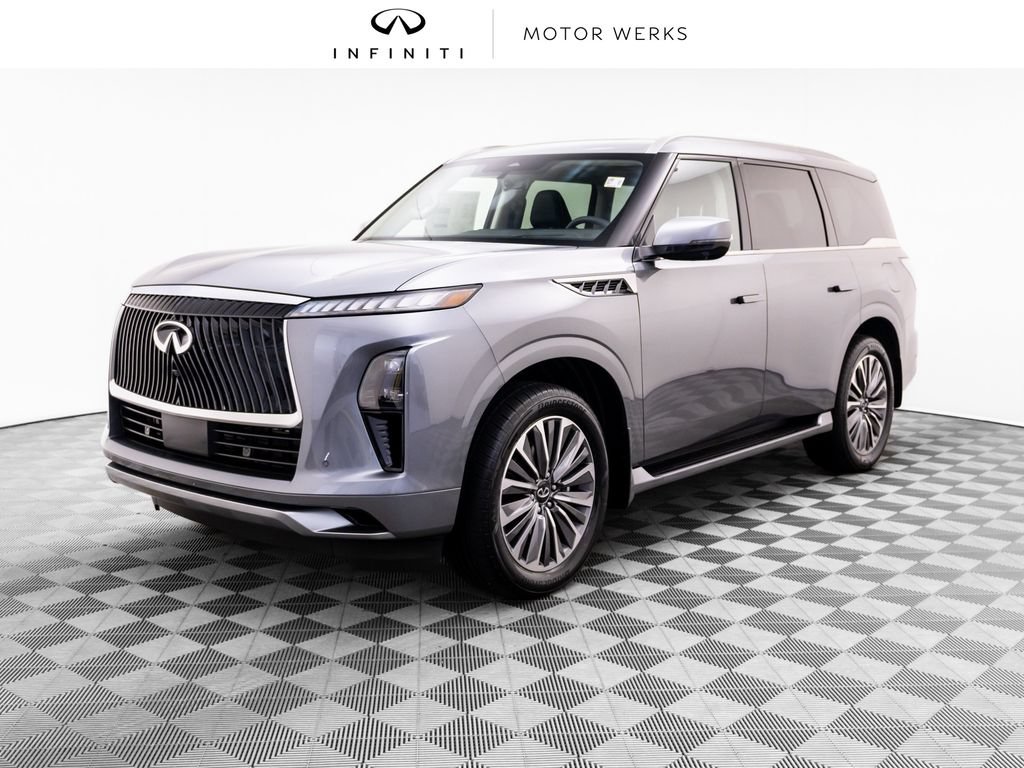 New 2027 INFINITI QX80 Luxe w/ Cargo Package AWD/4WD 360° Tour