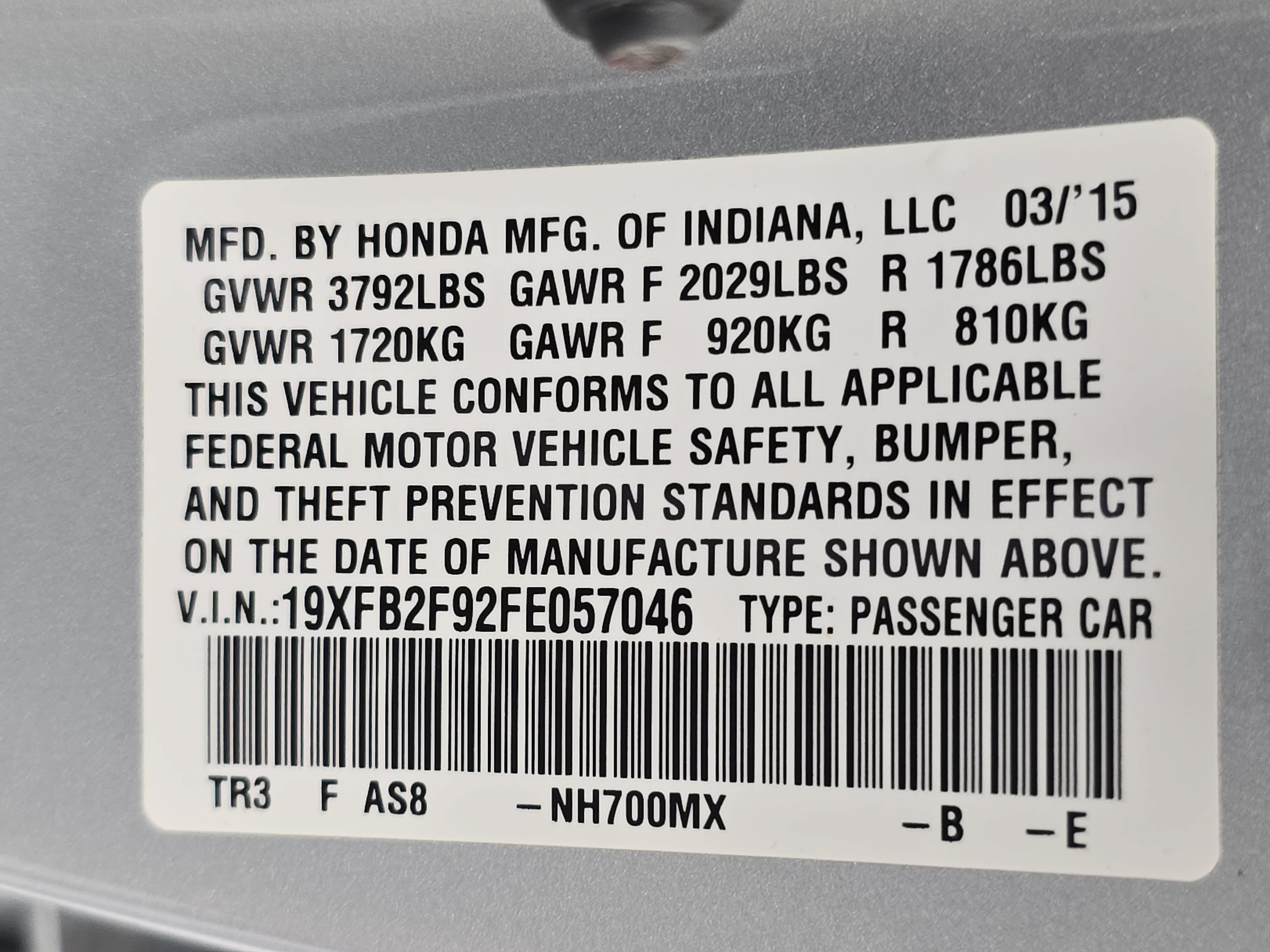 Used 2015 Honda Civic EX-L image 34