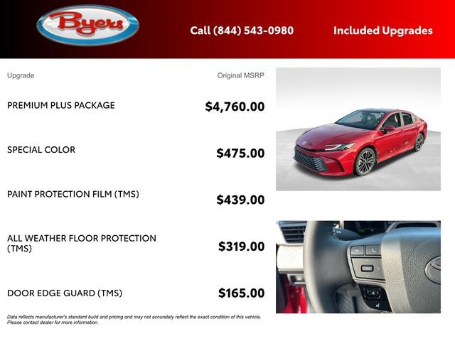 New 2026 Toyota Camry XLE w/ Premium Plus Package image 5