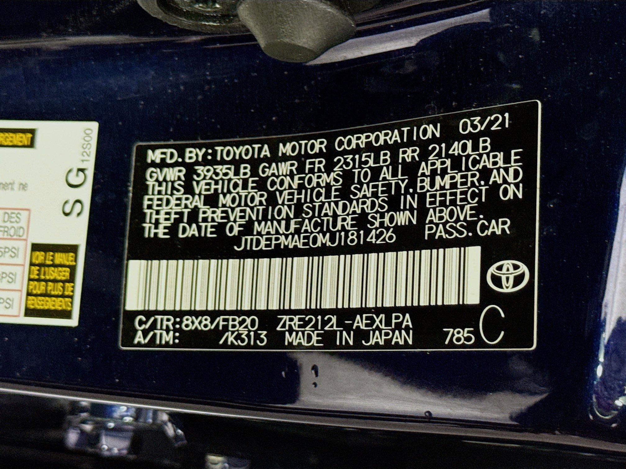 Used 2021 Toyota Corolla LE image 39