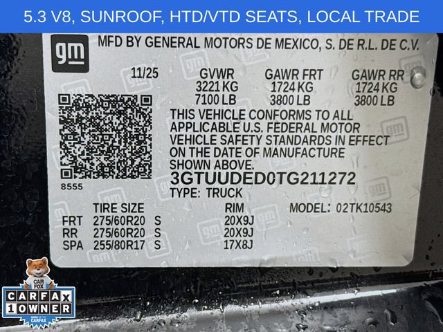 Used 2026 GMC Sierra 1500 SLT w/ SLT Premium Plus Package AWD/4WD image 33