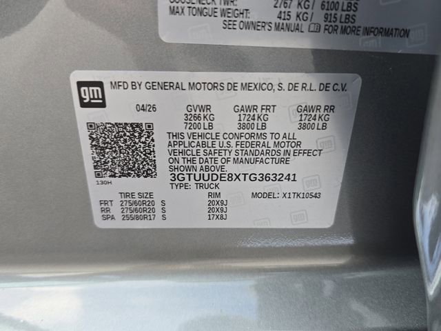 New 2026 GMC Sierra 1500 SLT w/ SLT Premium Plus Package AWD/4WD image 31