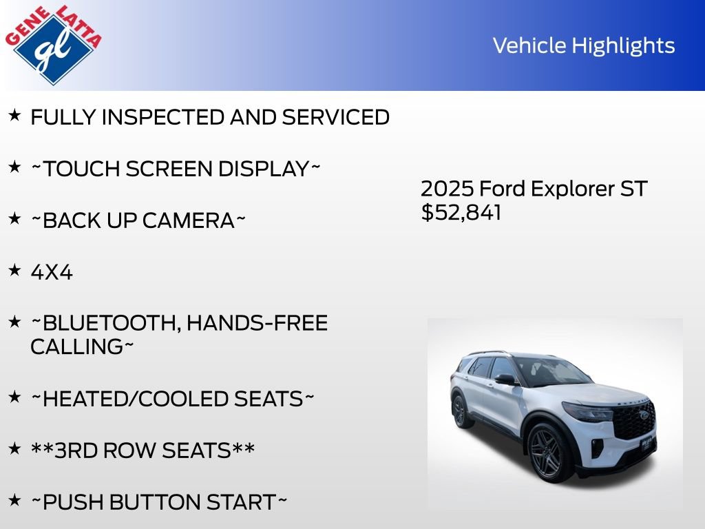 Used 2025 Ford Explorer ST AWD/4WD image 33