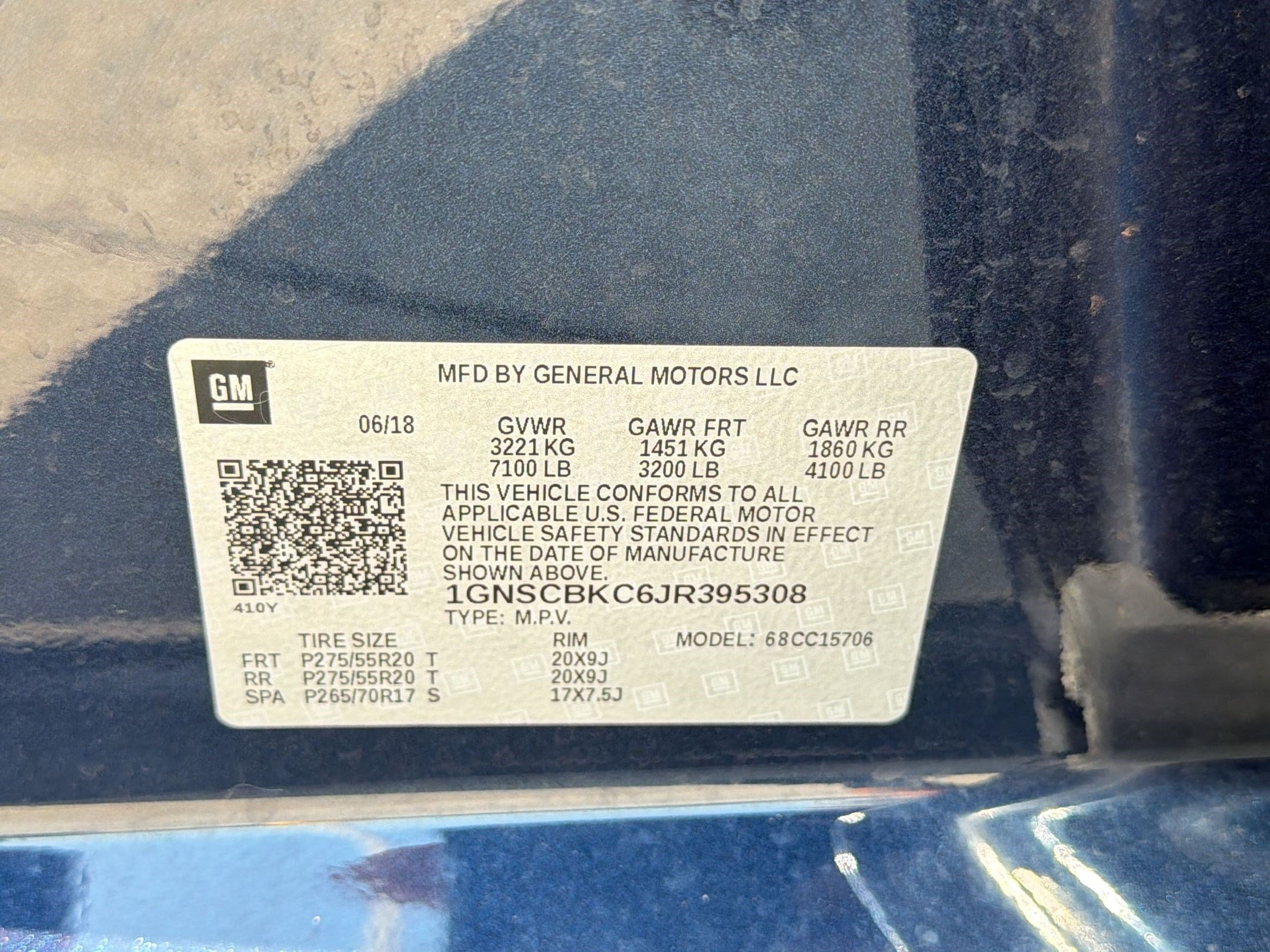 Used 2018 Chevrolet Tahoe LT w/ Texas Edition Package RWD image 21