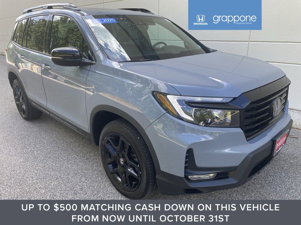 Certified 2025 Honda Passport Black Edition