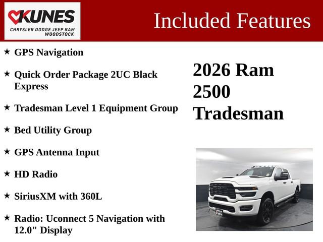 New 2026 RAM 2500 Tradesman AWD/4WD image 3