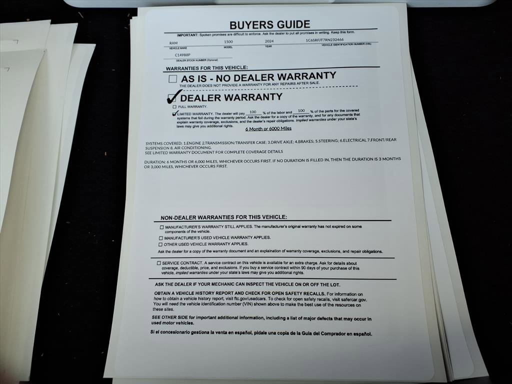 Used 2024 RAM 1500 Laramie AWD/4WD image 35