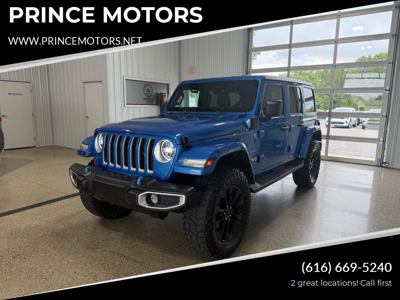 Used 2023 Jeep Wrangler Unlimited Sahara w/ Cold Weather Group AWD/4WD image 1