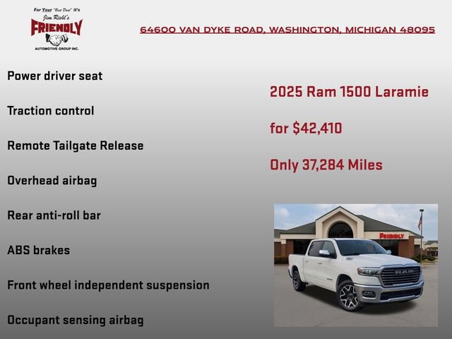 Used 2025 RAM 1500 Laramie AWD/4WD image 20