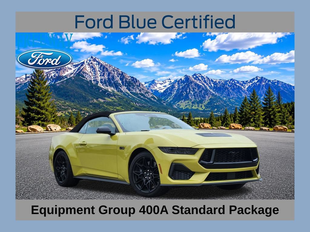 Certified 2025 Ford Mustang GT Premium w/ GT Performance Package RWD image 1