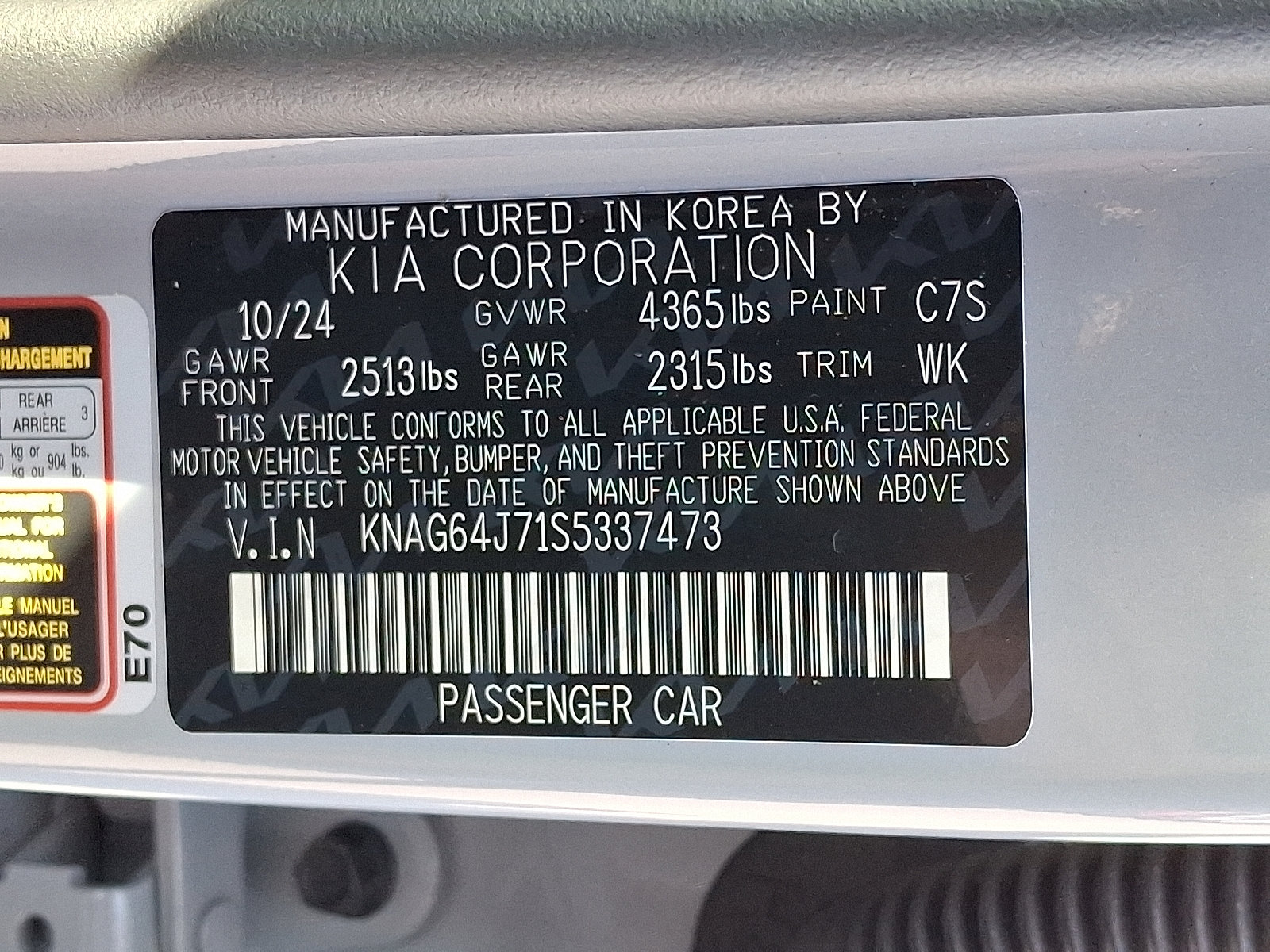 Certified 2025 Kia K5 GT-Line FWD image 27