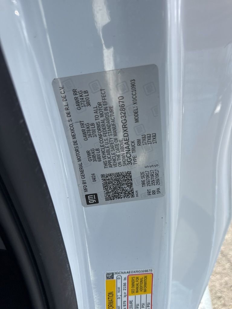 Used 2024 Chevrolet Silverado 1500 W/T w/ WT Fleet Convenience Package image 30