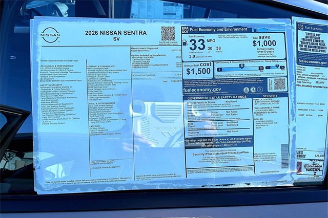 New 2026 Nissan Sentra SV image 12