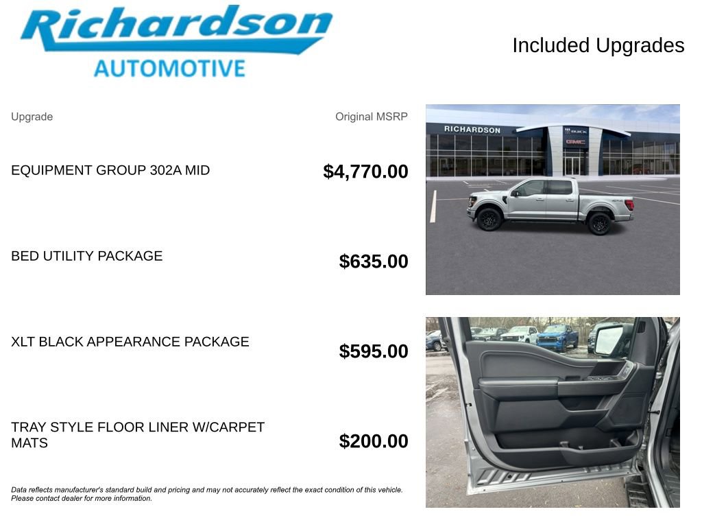 Used 2024 Ford F150 XLT w/ Equipment Group 302A MID AWD/4WD image 6