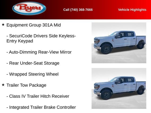 Used 2023 Ford F150 XLT w/ Equipment Group 301A Mid image 7