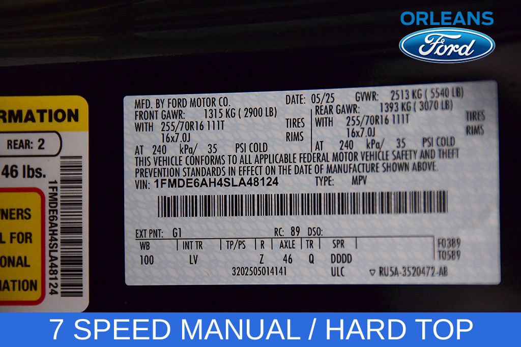 Used 2025 Ford Bronco 2-Door AWD/4WD image 13