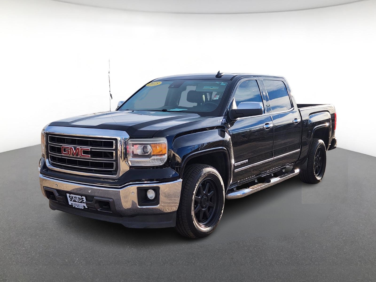Used 2015 GMC Sierra 1500 SLT w/ SLT Crew Cab Value Package AWD/4WD image 2