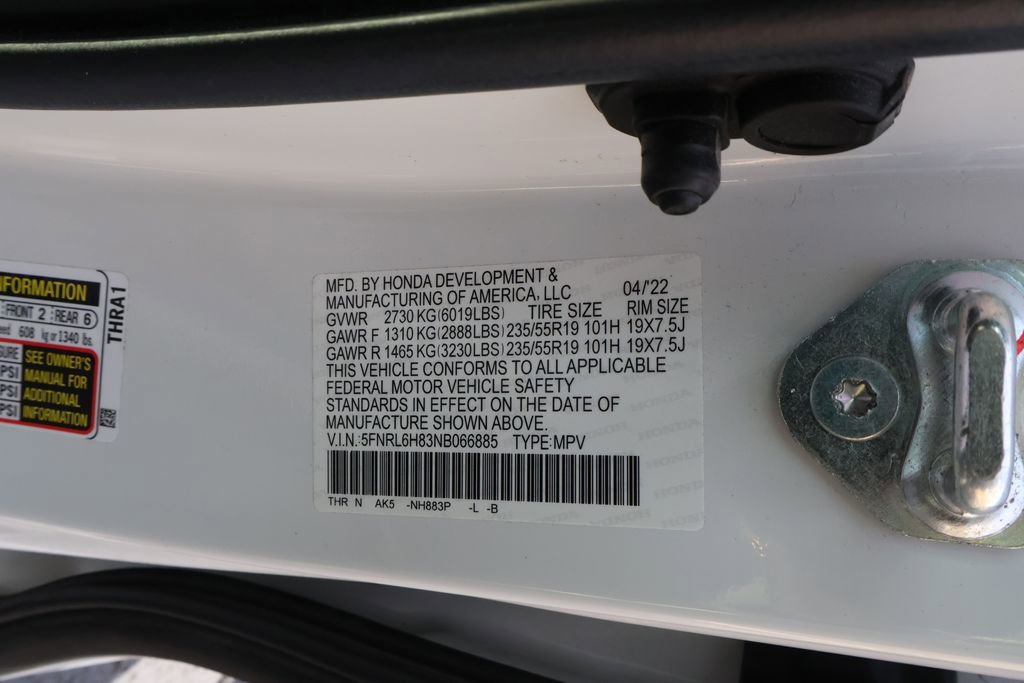 Used 2022 Honda Odyssey Touring image 51