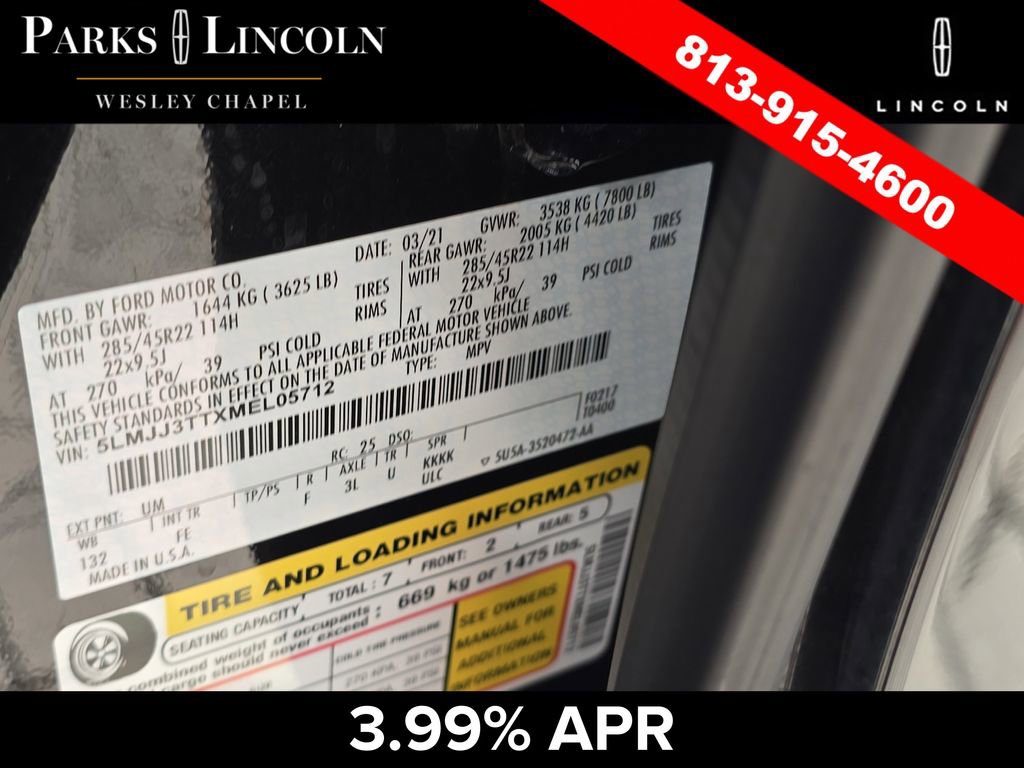 Certified 2021 Lincoln Navigator L Black Label image 40