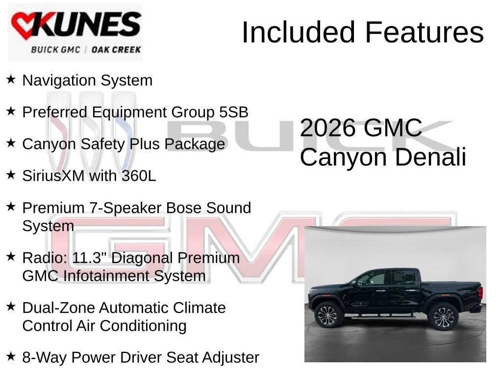 New 2026 GMC Canyon Denali AWD/4WD image 2