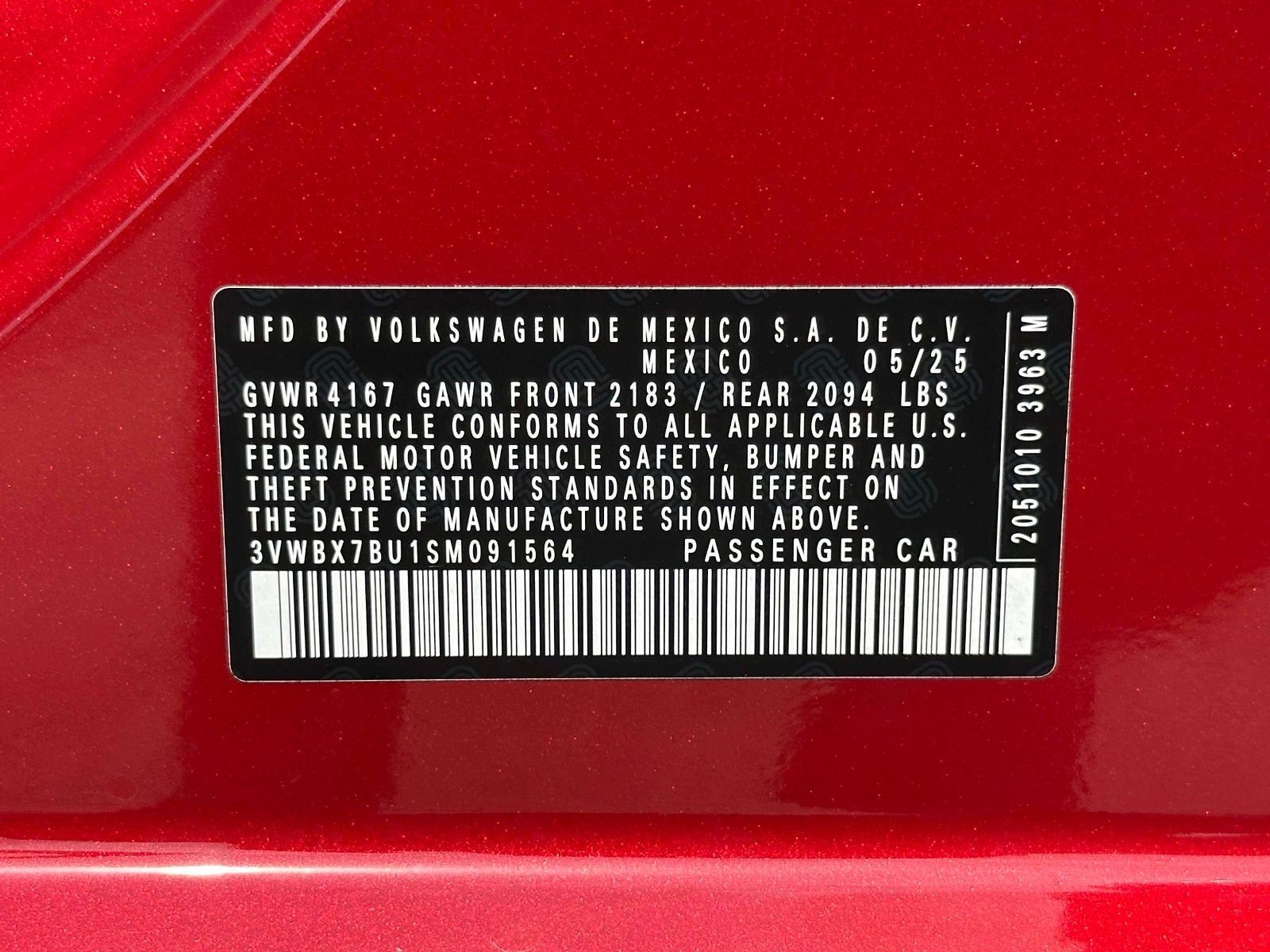 Certified 2025 Volkswagen Jetta Sport FWD image 25