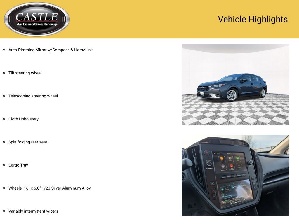 Used 2025 Subaru Impreza 2.0i w/ Popular Package #1A image 7