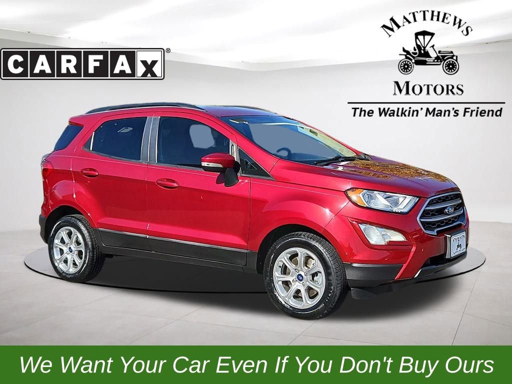 Used 2021 Ford EcoSport SE w/ SE Convenience Package