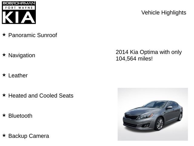Used 2014 Kia Optima SX FWD image 7