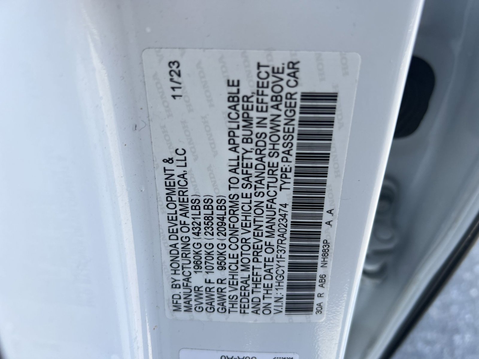 Used 2024 Honda Accord EX image 28