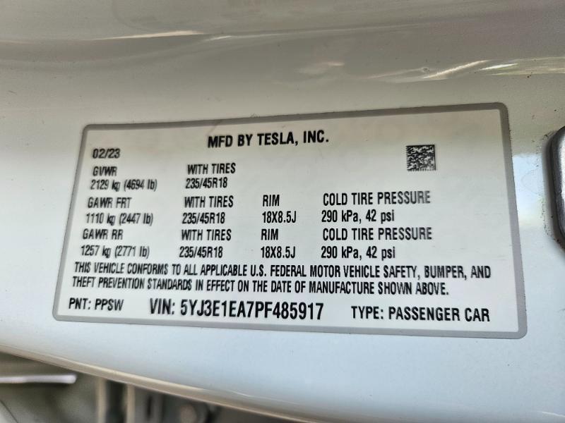 Used 2023 Tesla Model 3 Standard Range image 30