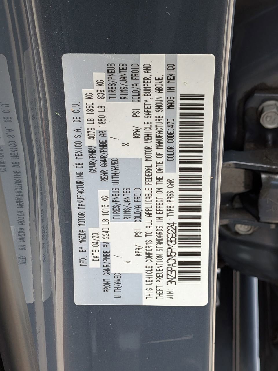 Used 2023 MAZDA MAZDA3 s FWD image 28