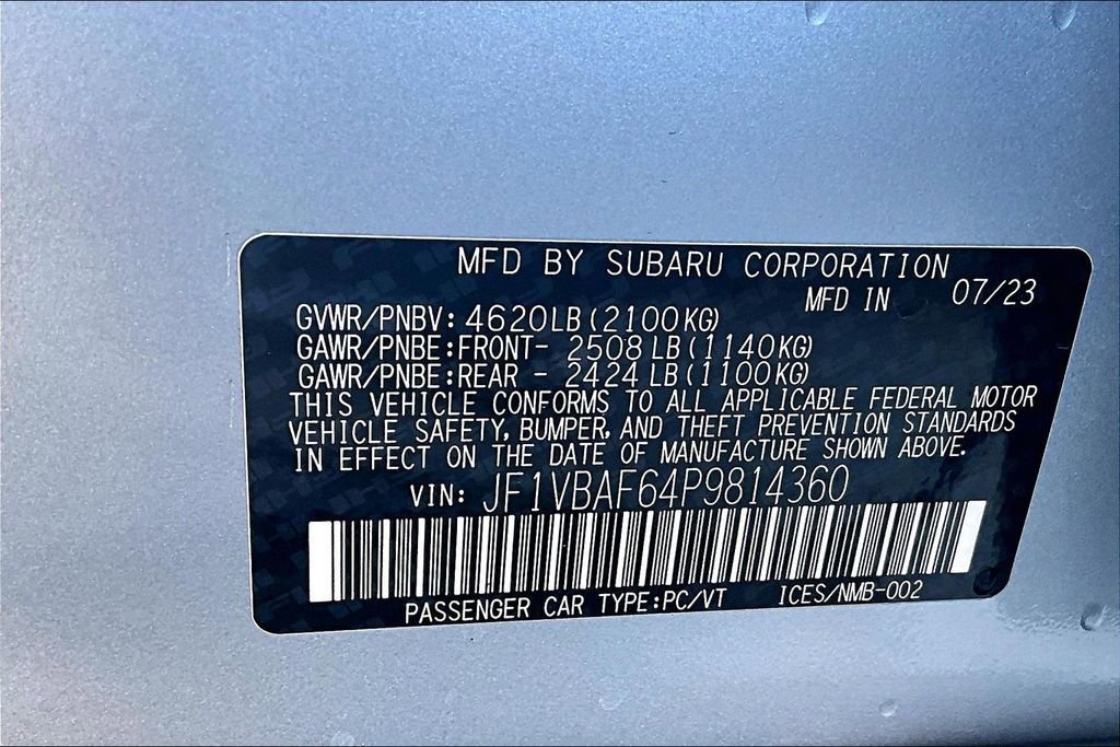 Used 2023 Subaru WRX Premium image 34