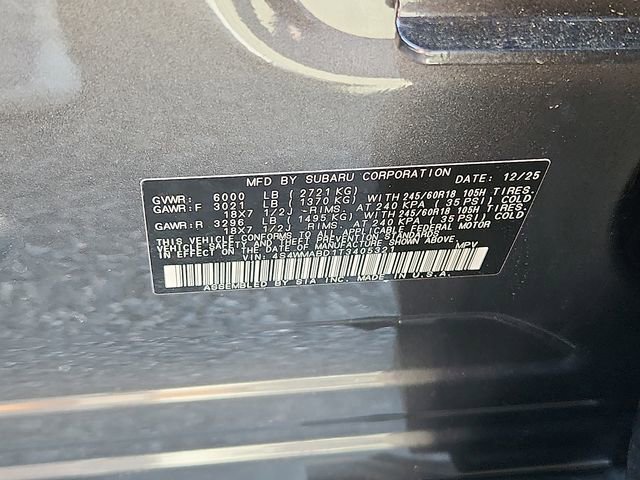 Certified 2026 Subaru Ascent Premium AWD/4WD image 26