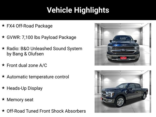 Used 2025 Ford F150 King Ranch w/ FX4 Off-Road Package AWD/4WD video 2
