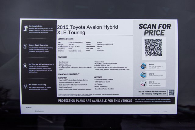 Used 2015 Toyota Avalon XLE Touring image 28