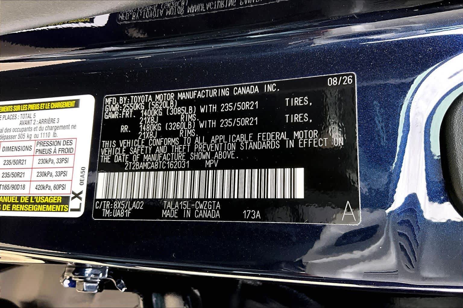 New 2026 Lexus RX 350 AWD w/ Convenience Package image 22
