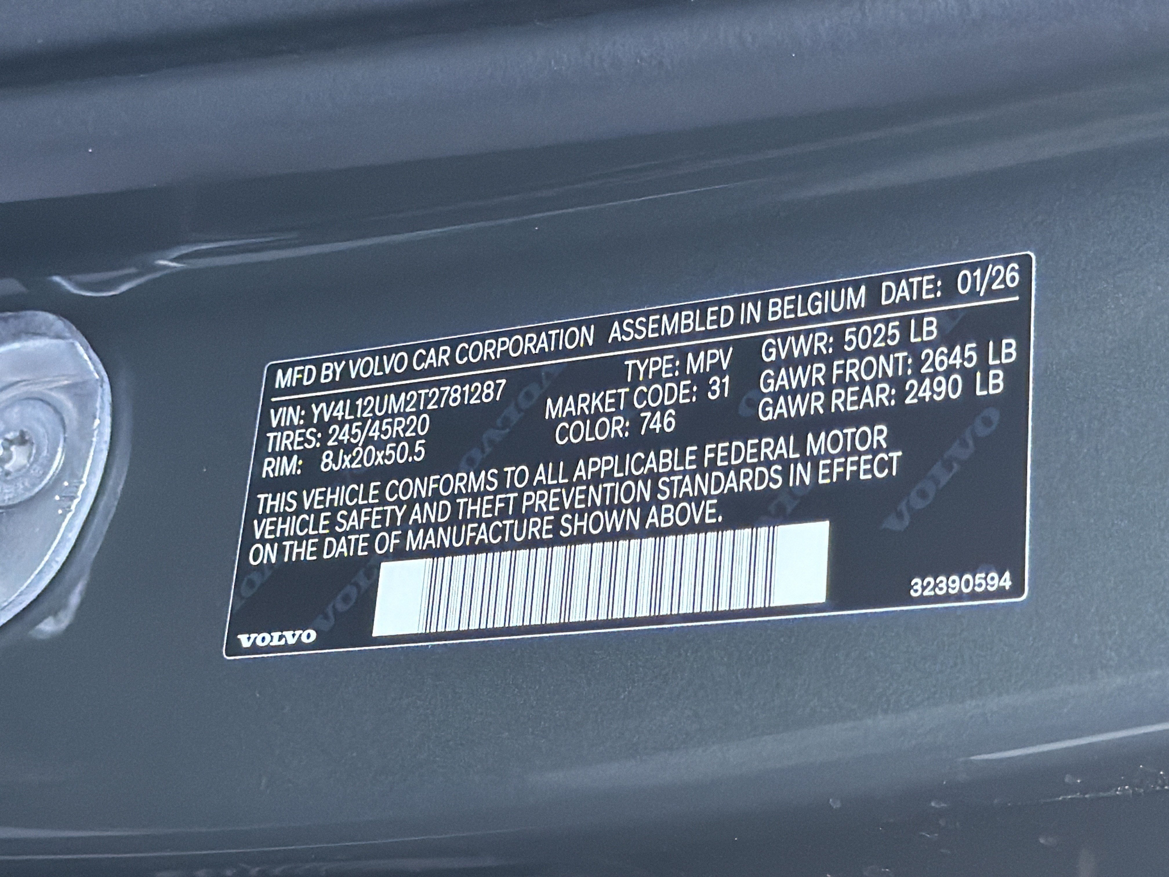 New 2026 Volvo XC40 B5 Ultra w/ Protection Package Premier AWD/4WD image 37