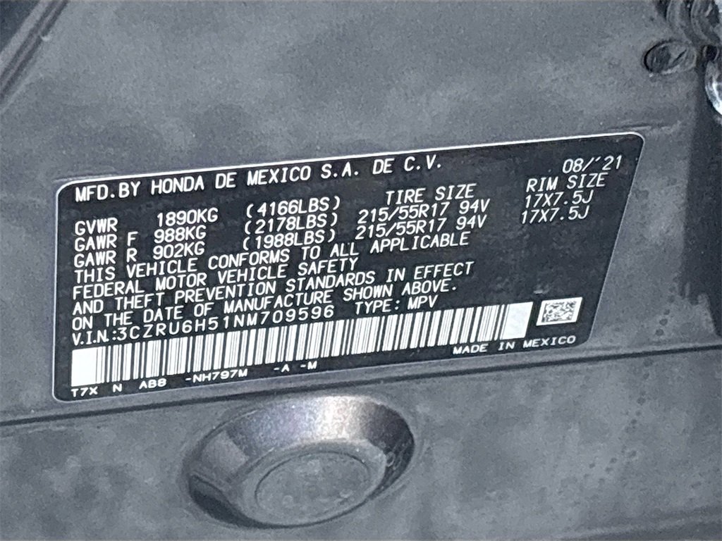 Used 2022 Honda HR-V EX image 31