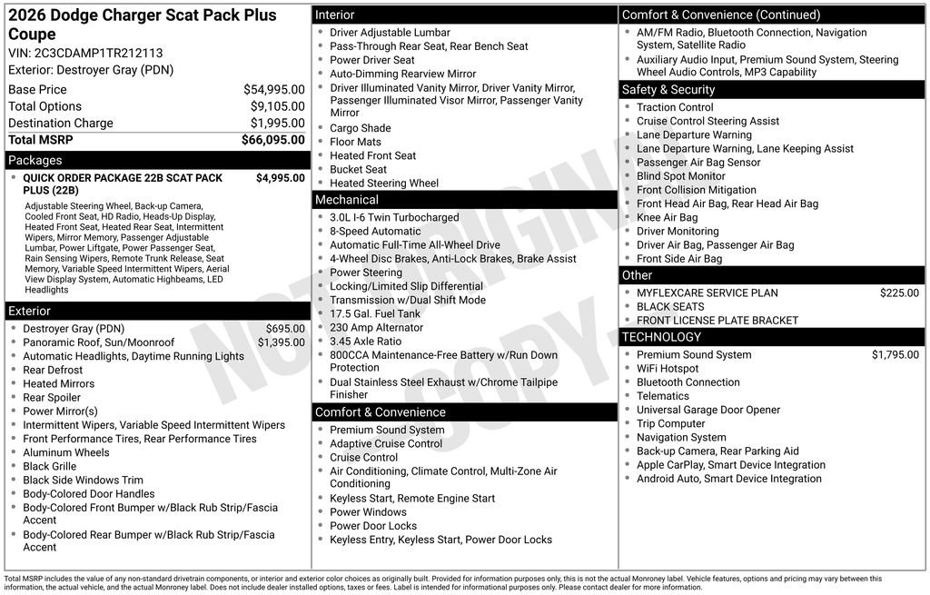 New 2026 Dodge Charger R/T Scat Pack image 2