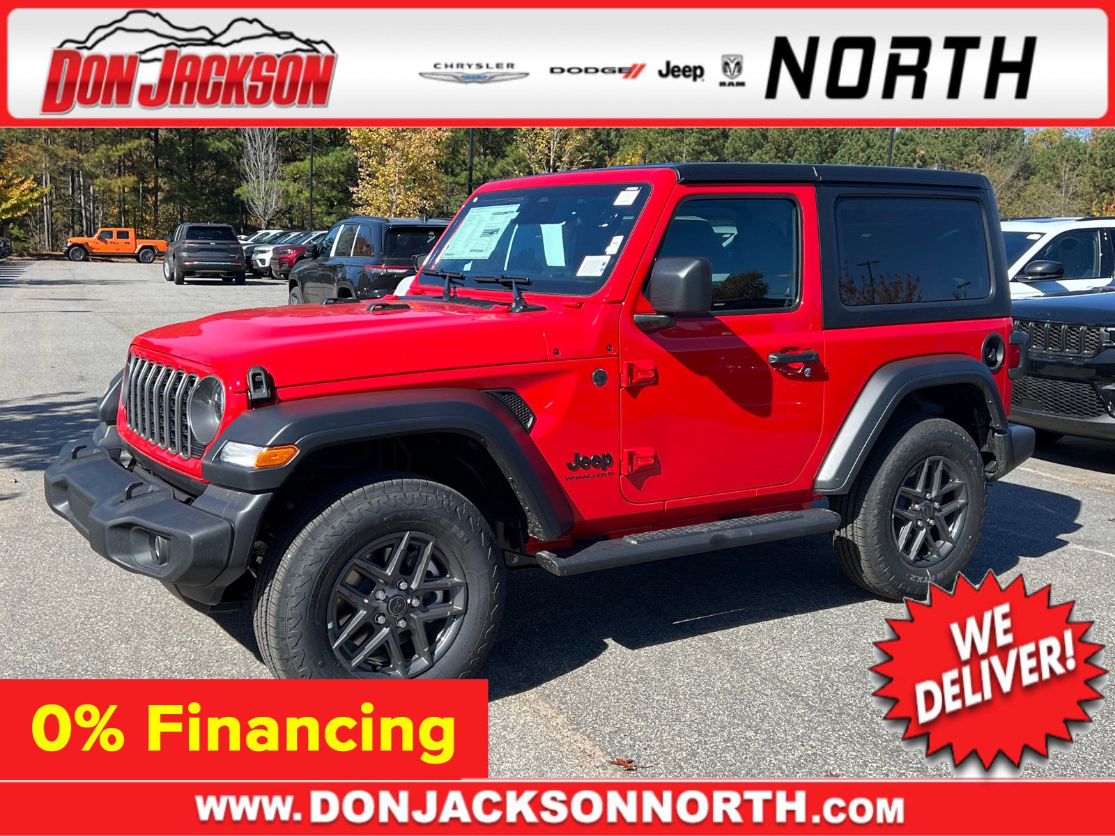 New 2026 Jeep Wrangler Sport S image 1