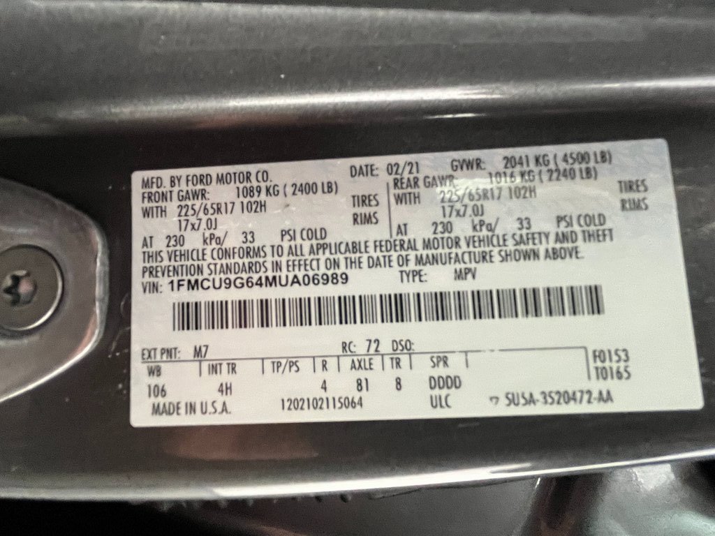 Used 2021 Ford Escape SE image 28