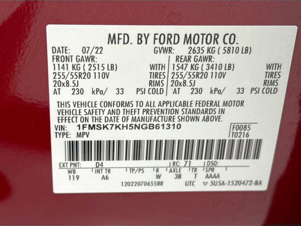 Used 2022 Ford Explorer ST-Line image 34