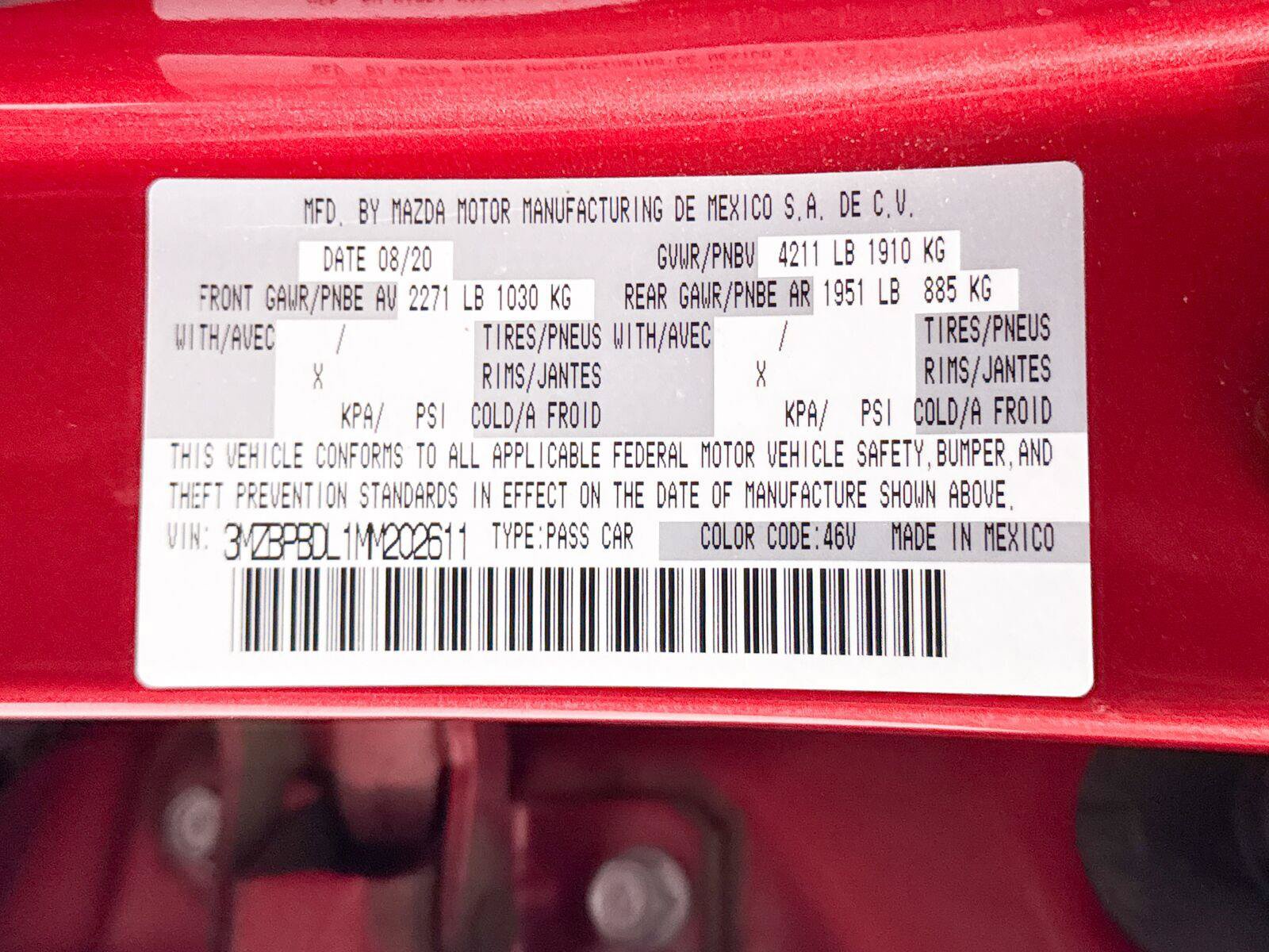 Certified 2021 MAZDA MAZDA3 s AWD/4WD image 40