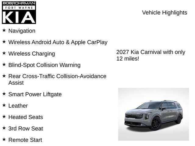 New 2027 Kia Carnival EX FWD image 7