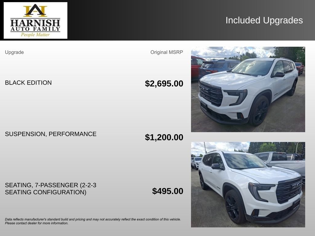 Used 2026 GMC Acadia Elevation w/ Black Edition AWD/4WD video 4