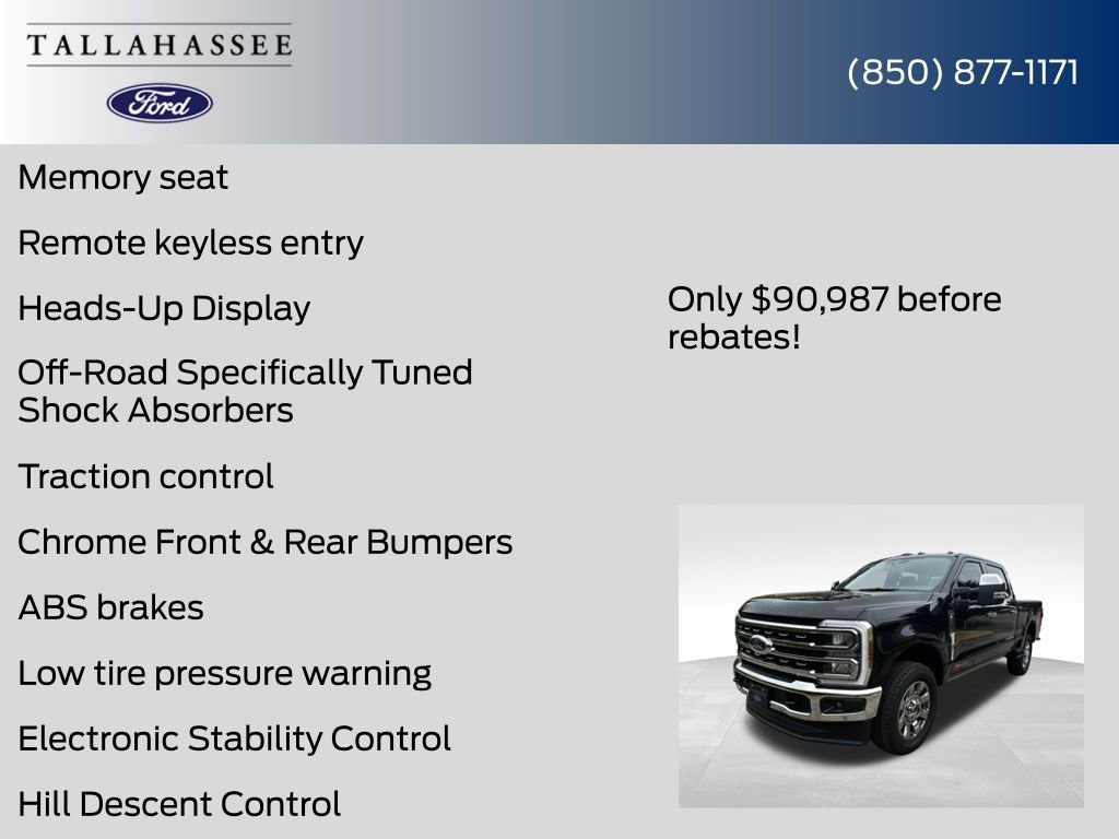 New 2025 Ford F250 King Ranch w/ Chrome Package image 34