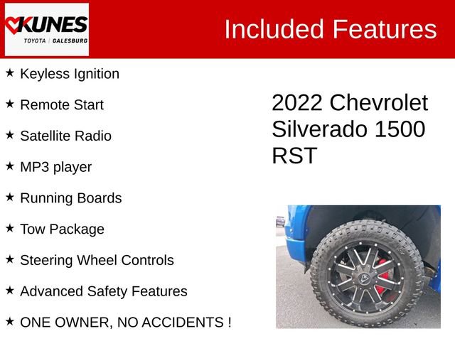 Used 2022 Chevrolet Silverado 1500 RST w/ Convenience Package II image 3