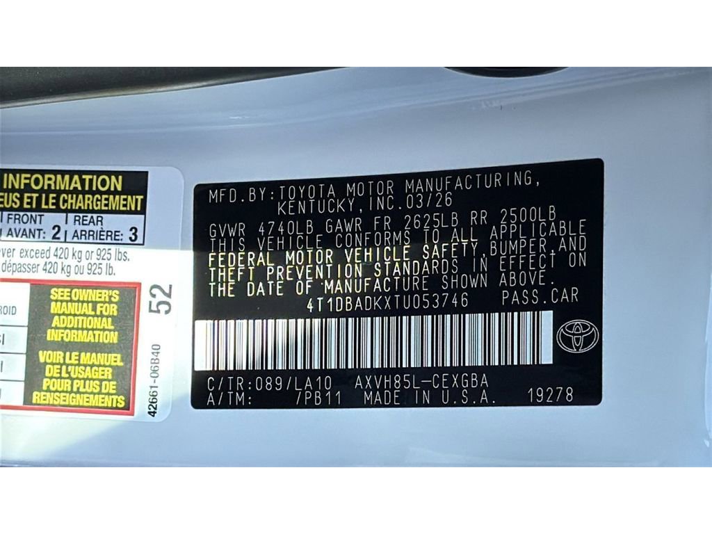 New 2026 Toyota Camry XLE image 30